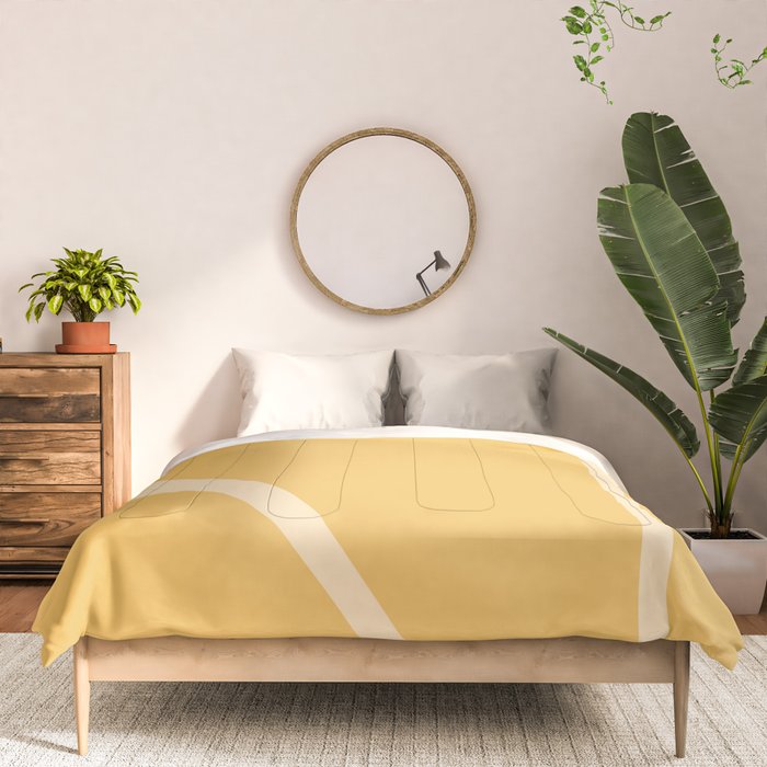 Minimalist Plant Abstract XXXIII Comforter Gallery Image 3