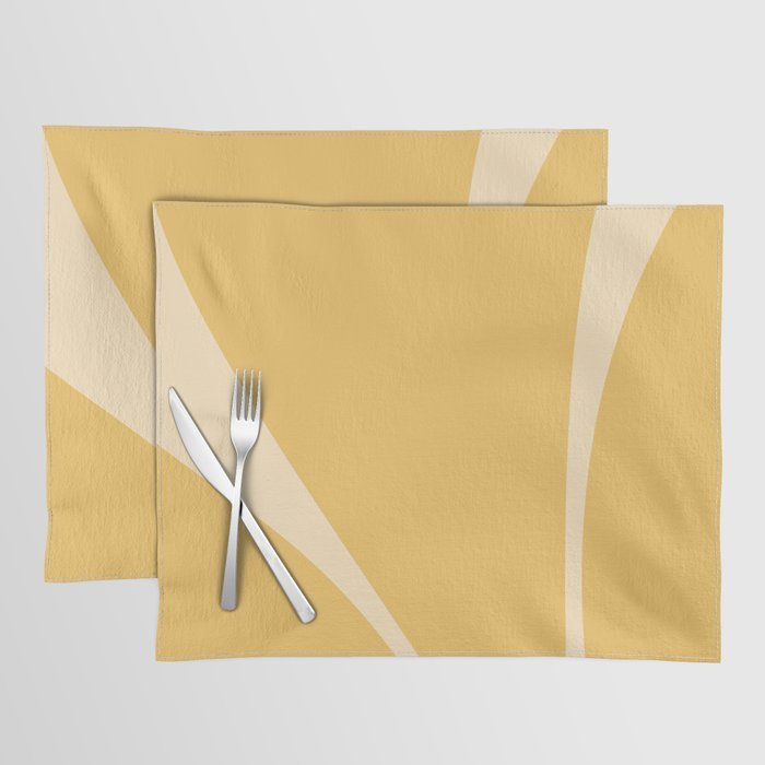 Minimalist Plant Abstract XXXIII Placemat Gallery Image 1