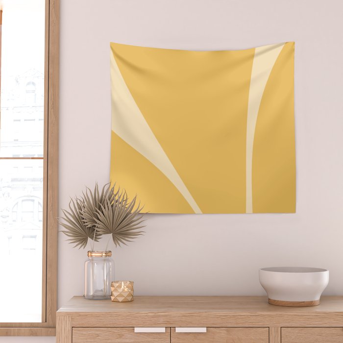 Minimalist Plant Abstract XXXIII Wall Tapestry Gallery Image 2