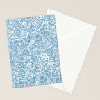 Oceanic Paisley Charm Stationery Card Gallery Image 2