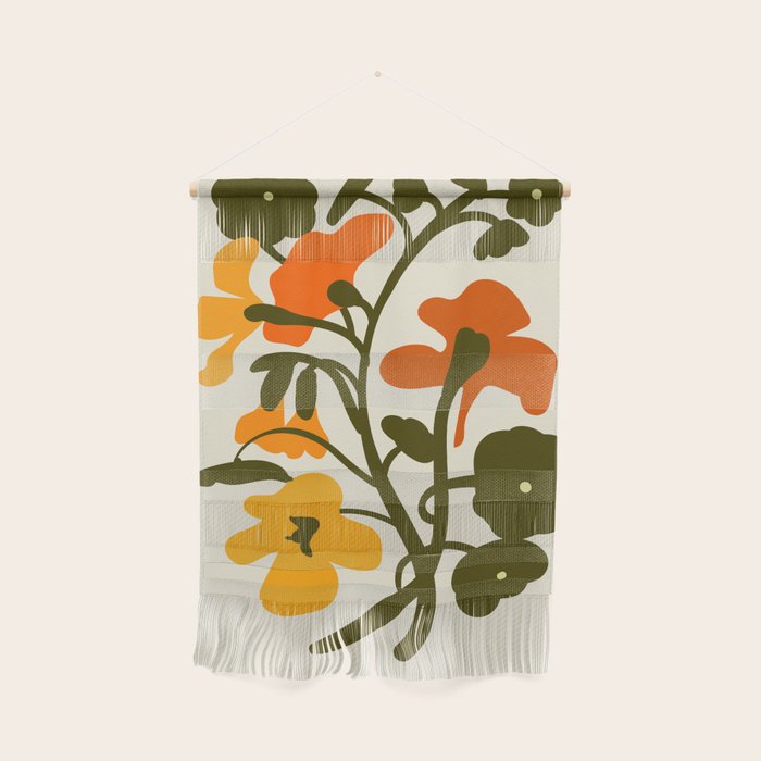 Flower Market, Copenhagen, Vintage Cottagecore style Wall Hanging Gallery Image 1