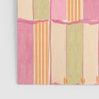 Playful Retro Geometric Pattern in Pink, Orange, and Green Poster Gallery Image 3