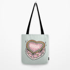 Pisces Heart Cake Tote Bag Gallery Image 2
