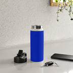 Solid Deep Cobalt Blue Color Water Bottle Gallery Image 4