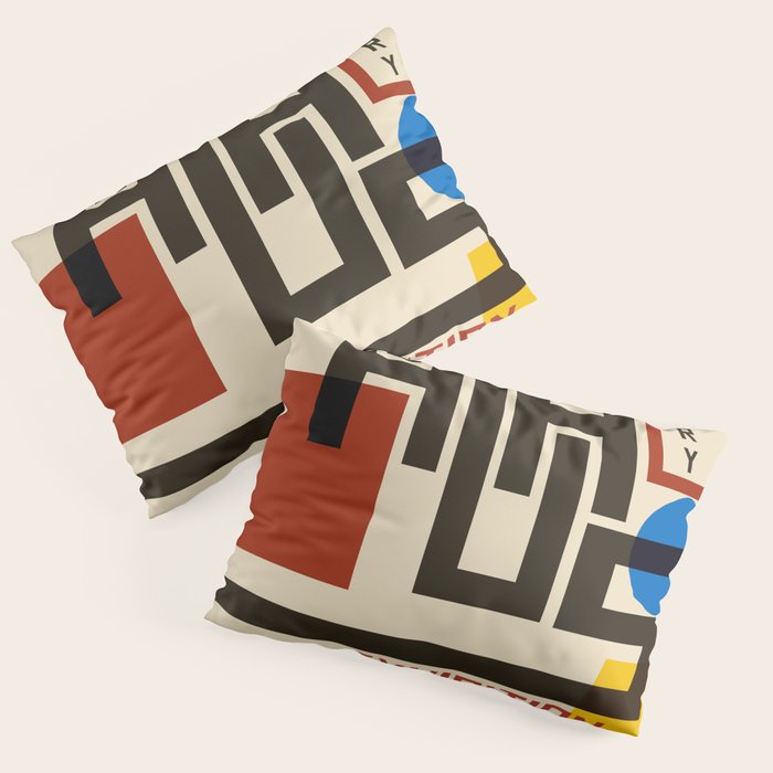 Bauhaus Poster I Pillow Sham Gallery Image 3