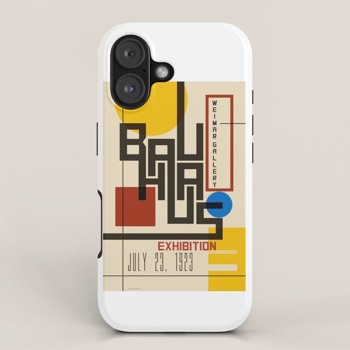 Bauhaus Poster I iPhone Case Gallery Image 1