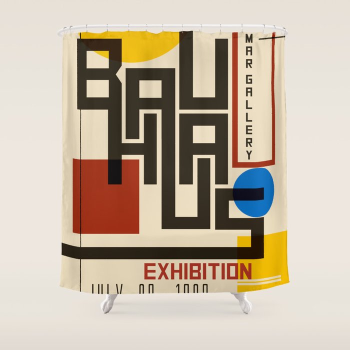 Bauhaus Poster I Shower Curtain Gallery Image 1