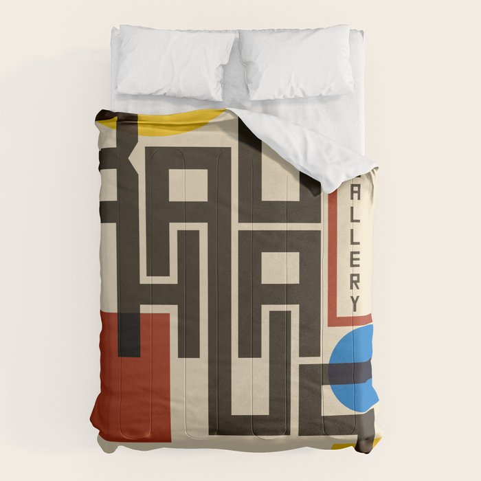 Bauhaus Poster I Comforter Gallery Image 6