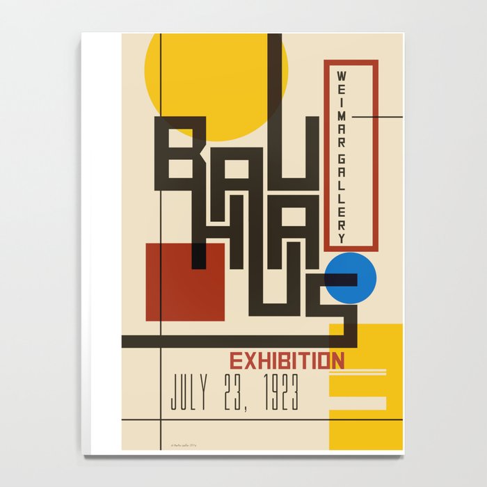 Bauhaus Poster I Notebook Gallery Image 4