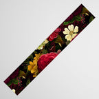 Dutch Midnight Vintage Red Roses Garden Table Runner Gallery Image 3