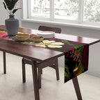 Dutch Midnight Vintage Red Roses Garden Table Runner Gallery Image 2