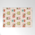 Snow Globe Print Welcome Mat Gallery Image 1