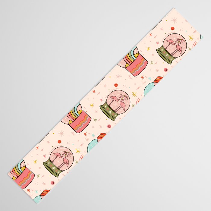 Snow Globe Print Table Runner Gallery Image 3