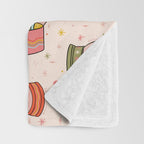 Snow Globe Print Throw Blanket Gallery Image 3