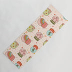 Snow Globe Print Yoga Mat Gallery Image 1
