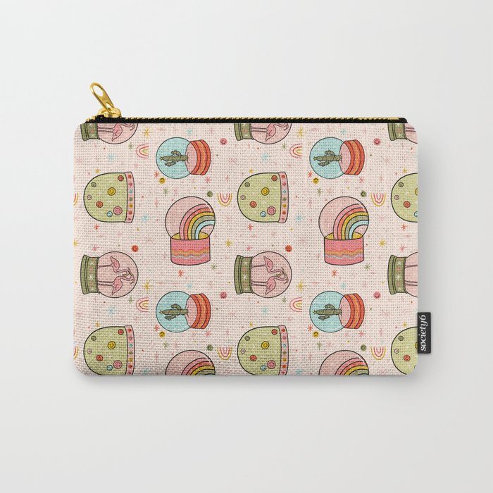 Snow Globe Print Carry All Pouch Gallery Image 1