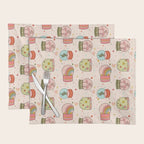 Snow Globe Print Placemat Gallery Image 1
