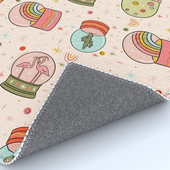 Snow Globe Print Rug Gallery Image 4