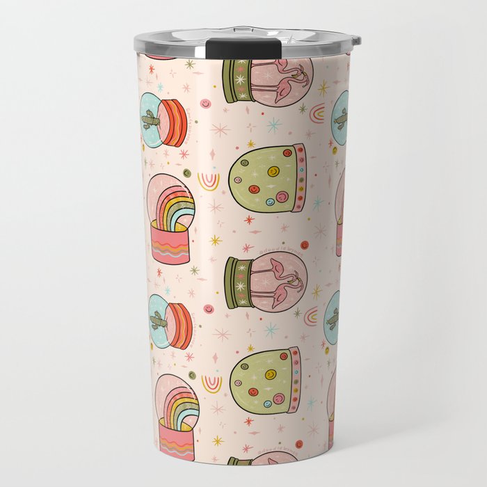 Snow Globe Print Travel Mug Gallery Image 1
