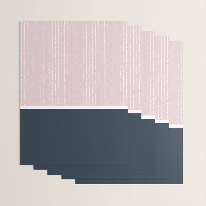 Pink & Navy Wrapping Paper Gallery Image 3