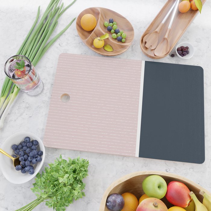 Pink & Navy Cutting Board Gallery Image 2