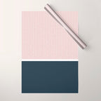 Pink & Navy Wrapping Paper Gallery Image 1