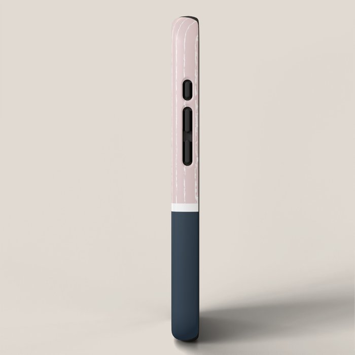 Pink & Navy iPhone Case Gallery Image 2