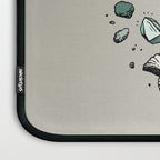 Geo-rex Vortex | Aquamarine | Dinosaur Skull Fossil Art Laptop Sleeve Gallery Image 3
