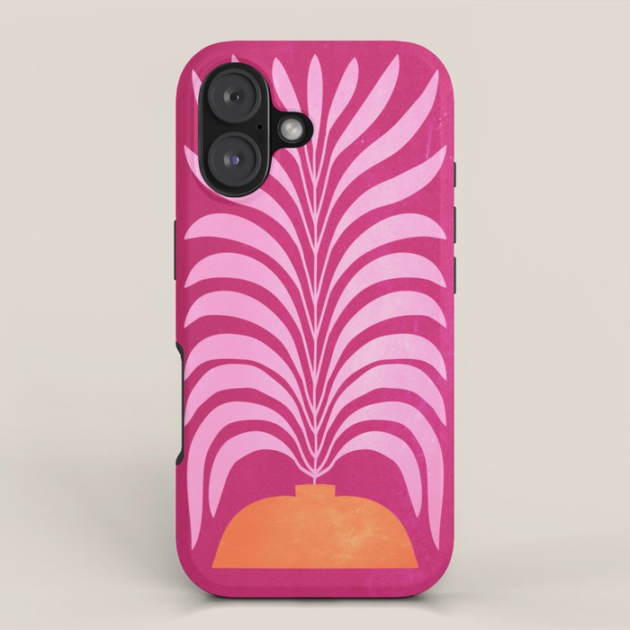 THE VASE 02: Bordeaux Wine Leaves iPhone Case Gallery Image 1