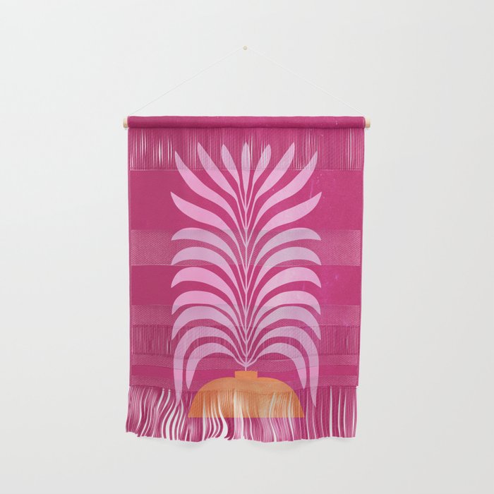 THE VASE 02: Bordeaux Wine Leaves Wall Hanging Gallery Image 1