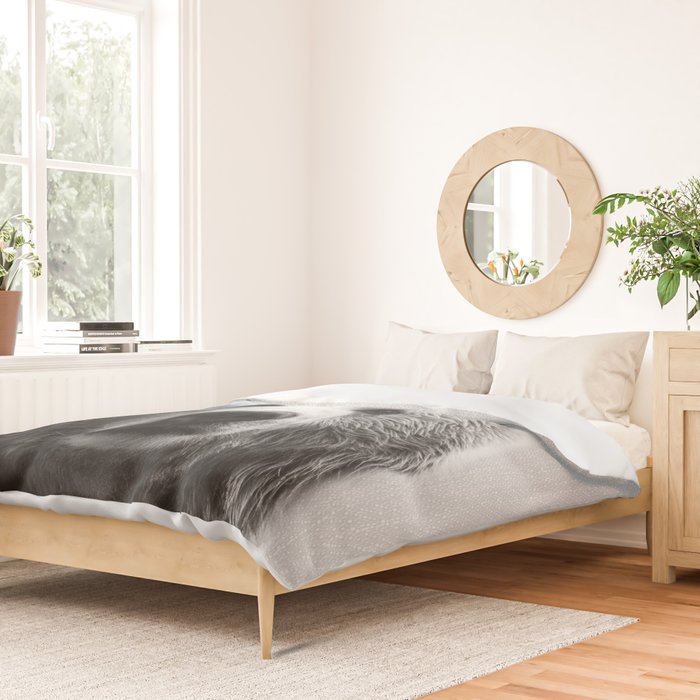 Bear - Black & White Duvet Cover Gallery Image 2