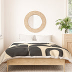 Geometric Shapes Black and White 4 Duvet Cover Gallery Image 3