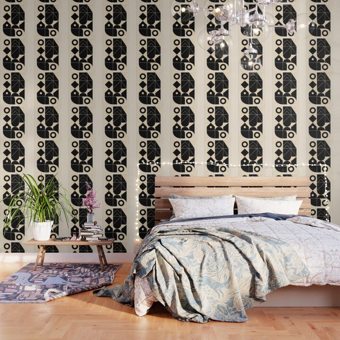 Geometric Shapes Black and White 4 Wallpaper Gallery Image 3