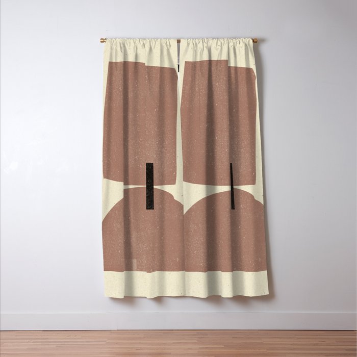 Desert Stone Collage Window Curtain Gallery Image 3