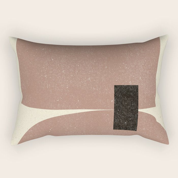 Desert Stone Collage Rectangular Pillow Gallery Image 2