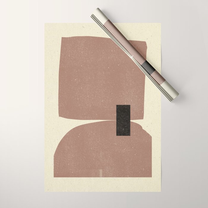 Desert Stone Collage Wrapping Paper Gallery Image 1