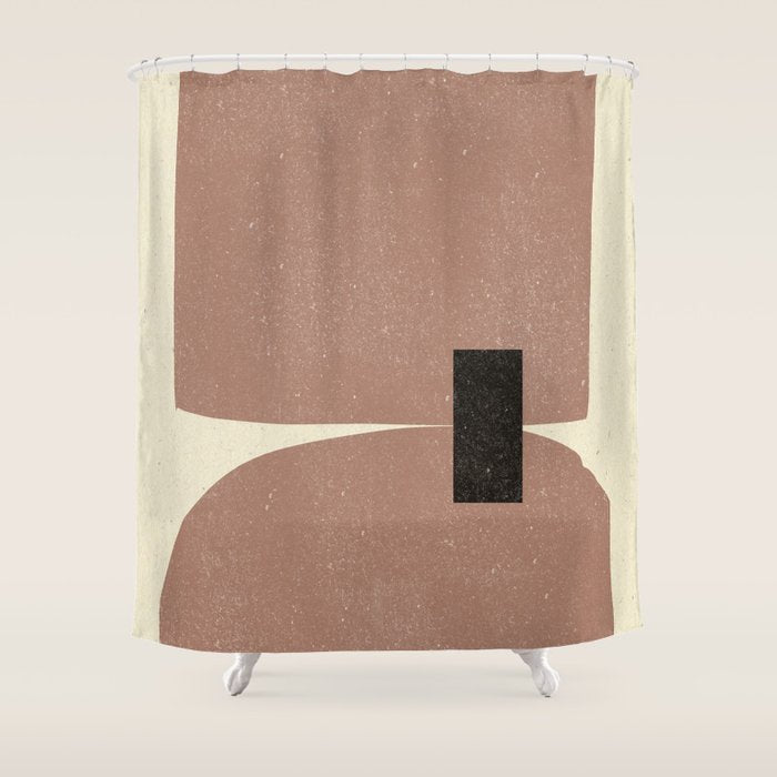 Desert Stone Collage Shower Curtain Gallery Image 1