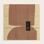 Desert Stone Collage Wood Wall Art Gallery Image 1