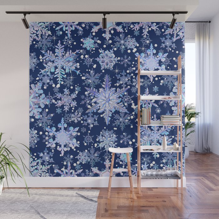 Snowflakes #3 Wall Mural Gallery Image 1