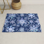 Snowflakes #3 Rug Gallery Image 1