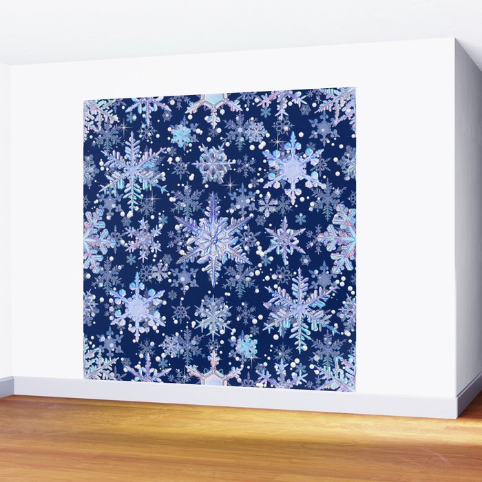 Snowflakes #3 Wall Mural Gallery Image 2