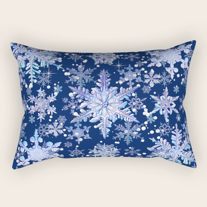 Snowflakes #3 Rectangular Pillow Gallery Image 1