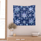 Snowflakes #3 Wall Tapestry Gallery Image 2