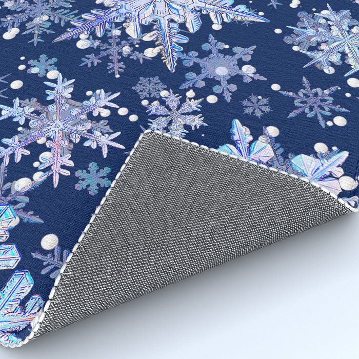 Snowflakes #3 Rug Gallery Image 4