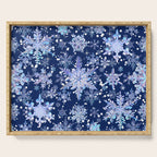Snowflakes #3 Serving Tray Gallery Image 1