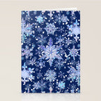 Snowflakes #3 Stationery Card Gallery Image 2