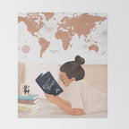 Good Read 03 Throw Blanket Gallery Image 2