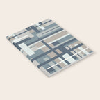 Frank - Mid Century Modern Geometric Pattern in Neutral Blue Gray Notebook Gallery Image 2