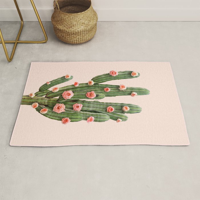 CACTUS AND ROSES Rug Gallery Image 1