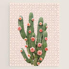 CACTUS AND ROSES Jigsaw Puzzle Gallery Image 1